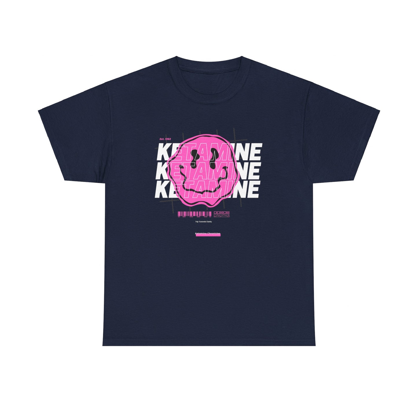 Ketamine unisex cotton t-shirt trippy design