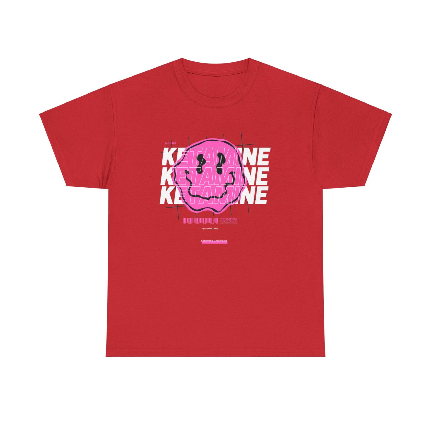 Ketamine unisex cotton t-shirt trippy design