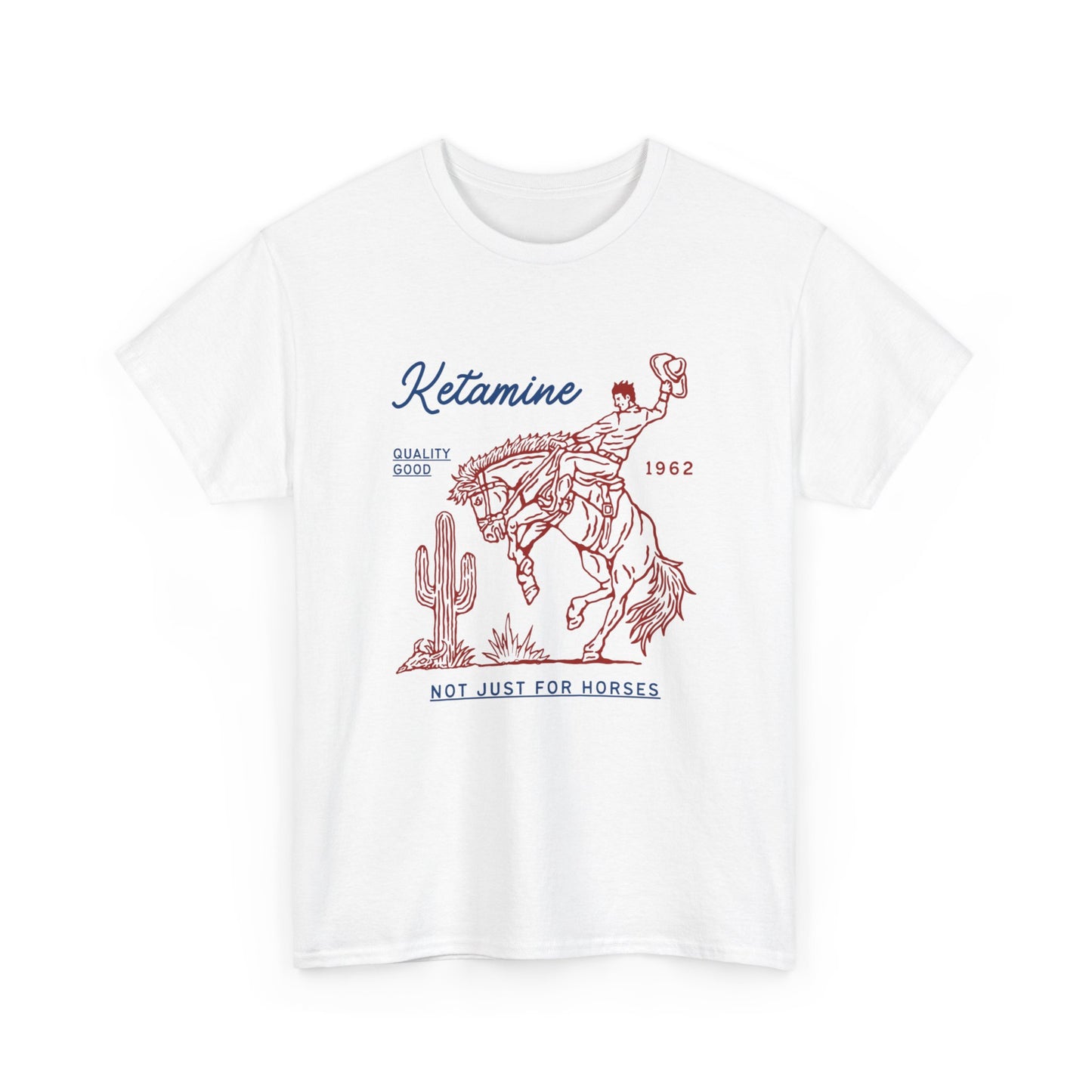 Ketamine unisex cotton t-shirt | not just for horses