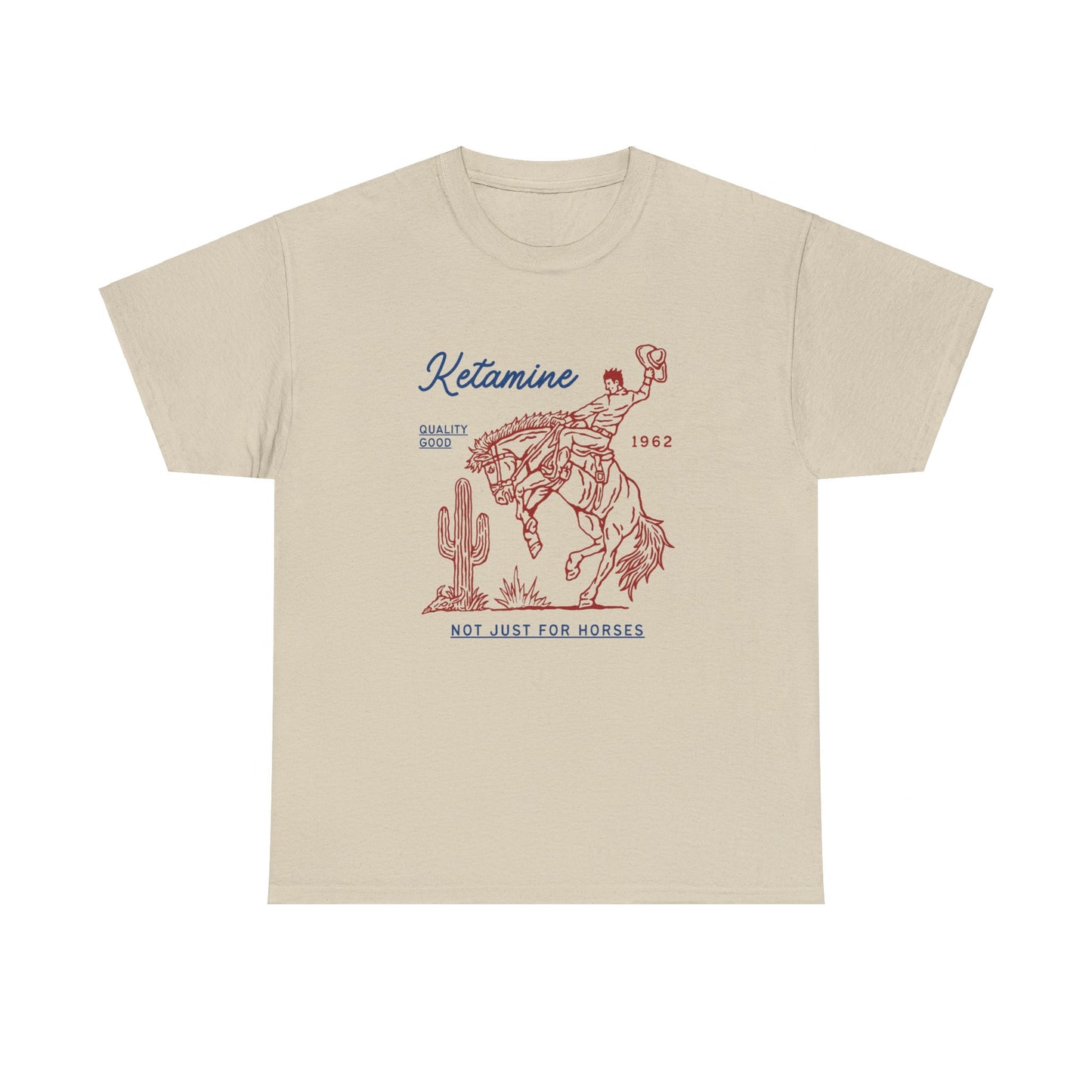 Ketamine unisex cotton t-shirt | not just for horses