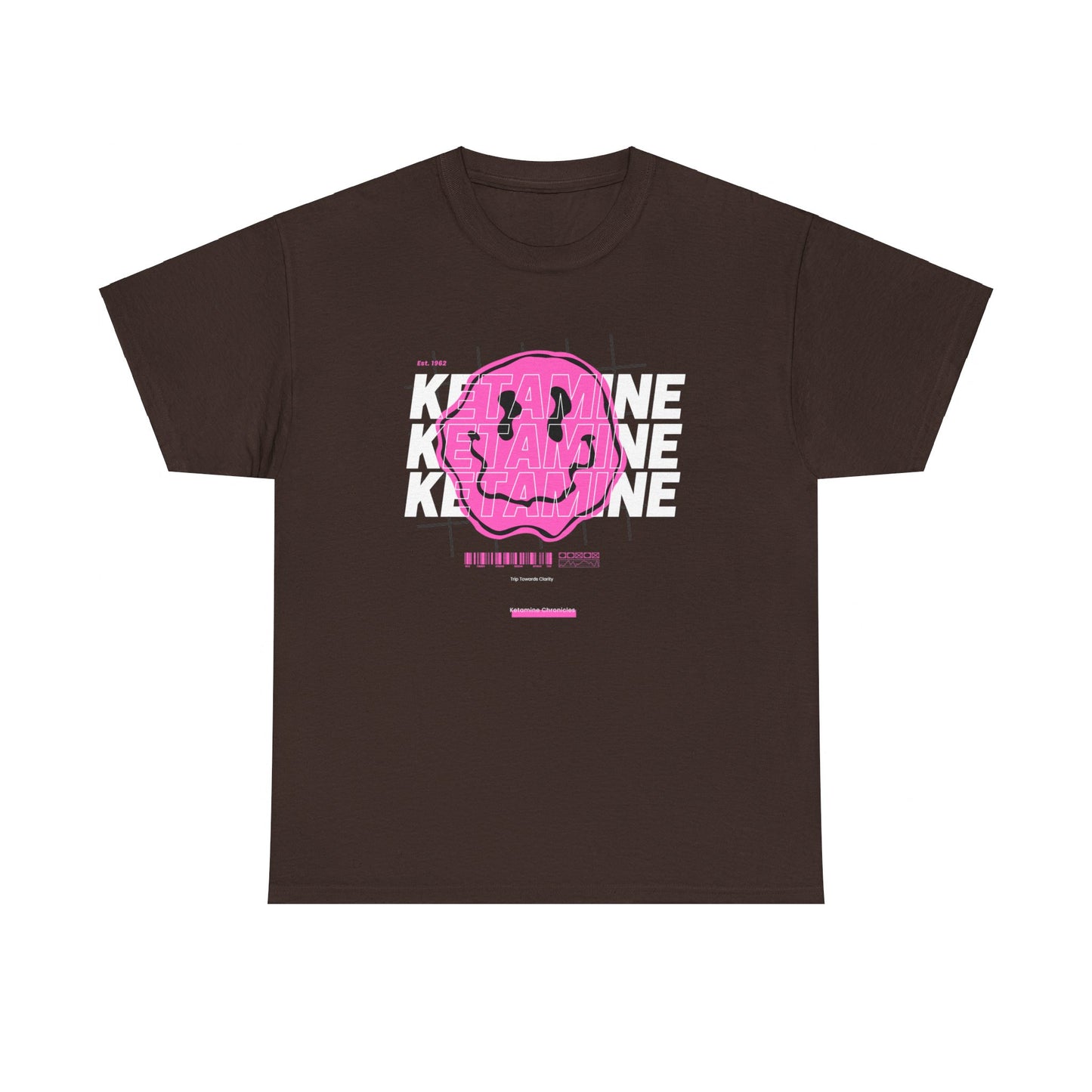 Ketamine unisex cotton t-shirt trippy design