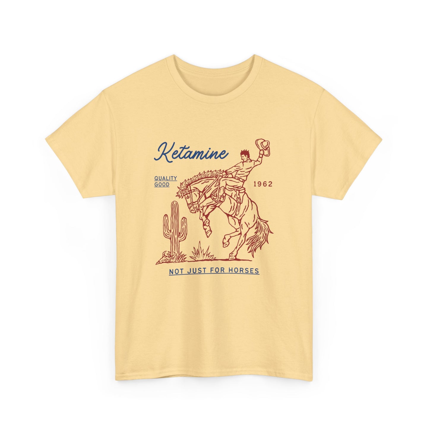 Ketamine unisex cotton t-shirt | not just for horses