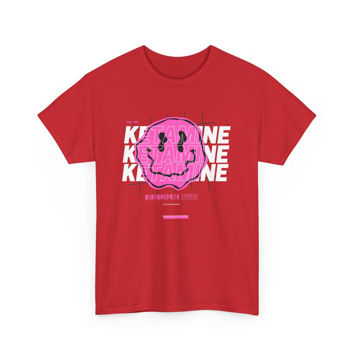 Ketamine unisex cotton t-shirt trippy design