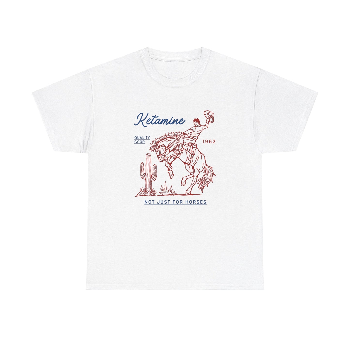 Ketamine unisex cotton t-shirt | not just for horses