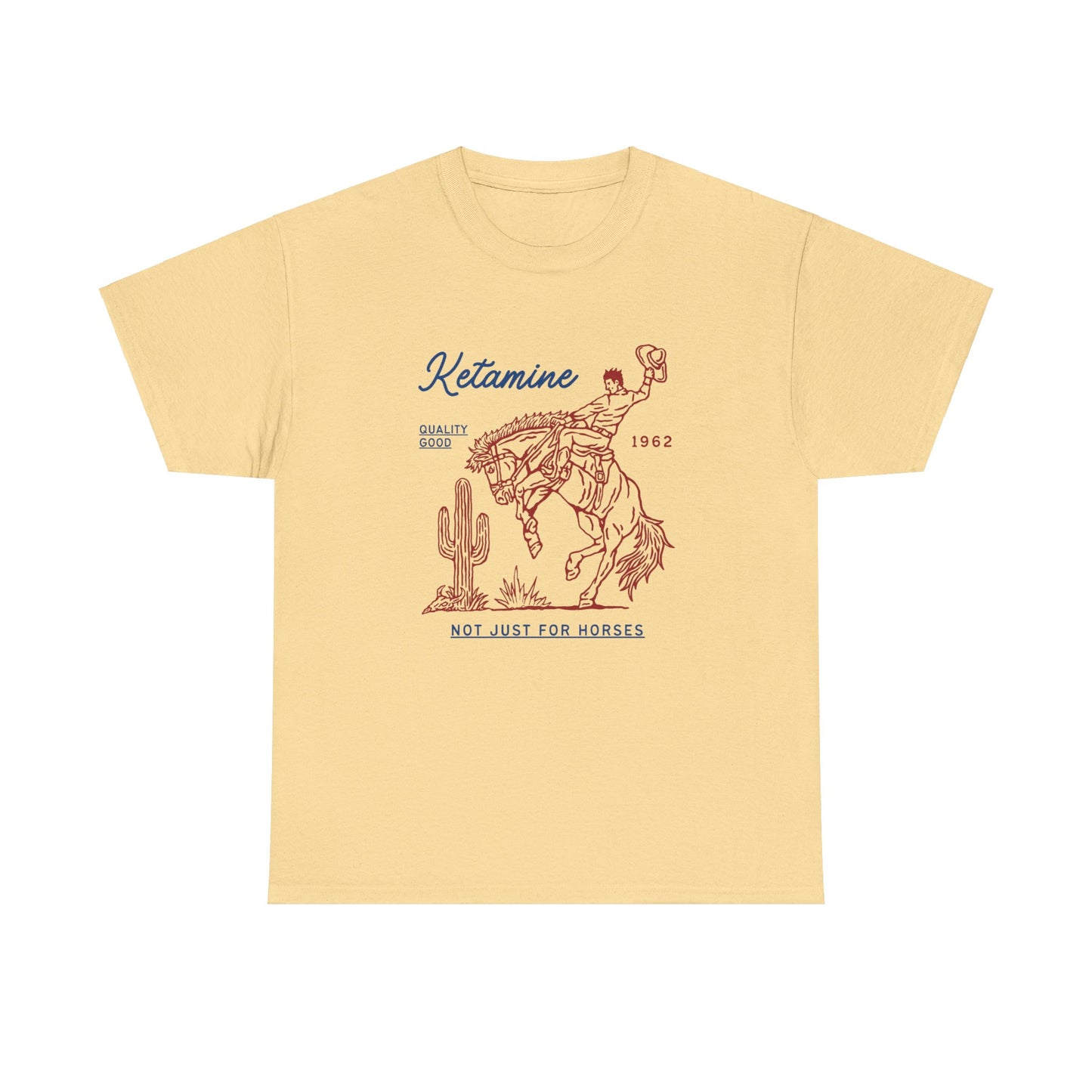 Ketamine unisex cotton t-shirt | not just for horses