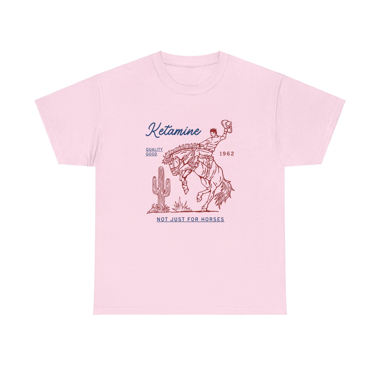 Ketamine unisex cotton t-shirt | not just for horses