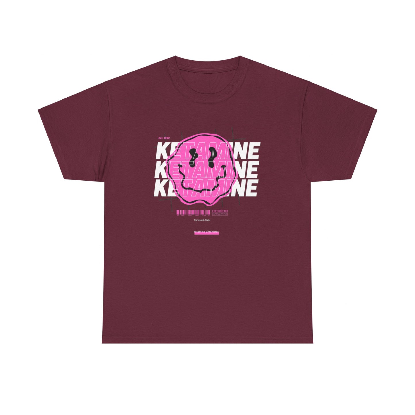 Ketamine unisex cotton t-shirt trippy design