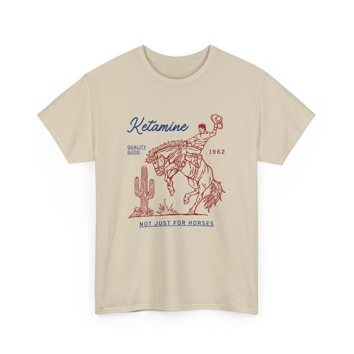 Ketamine unisex cotton t-shirt | not just for horses